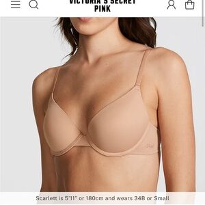 PINK Victoria's Secret Wear every wear Push Up Bra Size 34DD BNWT